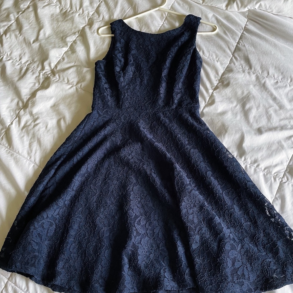 Navy blue dress